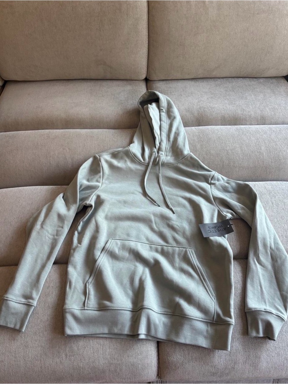 Athletic Works Sage Green Men's Pullover Hoodie